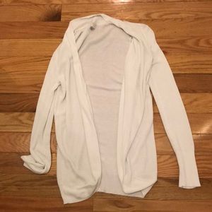 White, a new day cardigan sweater size large